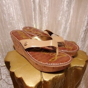 Cork wedges size 7